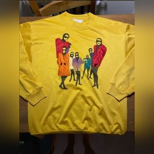 80s unique vintage long sleeve